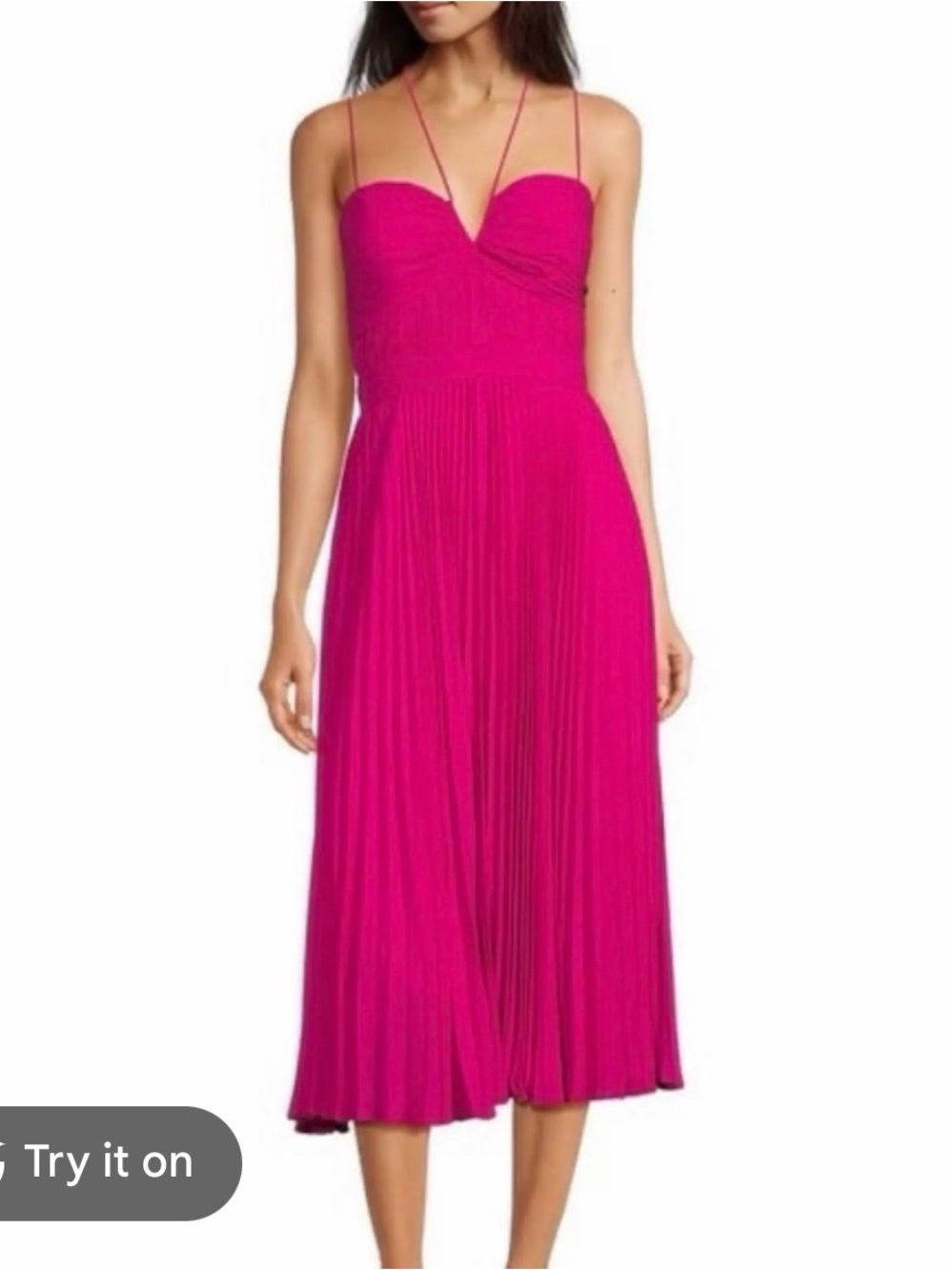 NWT ALEX MARIE MIDI PLEATED DRESS SIZE 8